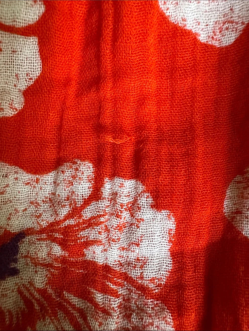 Anthropologie Red and White Floral Tie-Strap Bubble Sundress - Picture 4 of 6